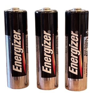VTG Energizer AA Alkaline Batteries 3 Pack Long Life Best By January 2007